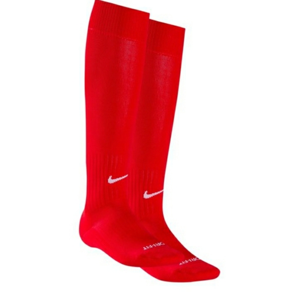 ☆Last Pair☆NWT*NIKE Vapor Dri-Fit Men/Womens Bright Red/White Stripe Knee Socks - Picture 4 of 9
